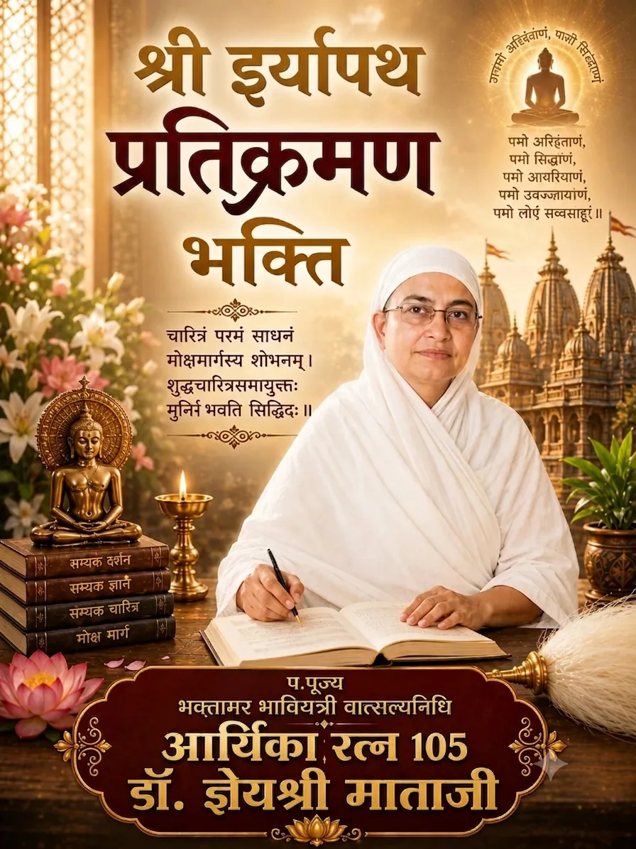 इर्यापथ प्रतिक्रमण भक्ति संस्कृत